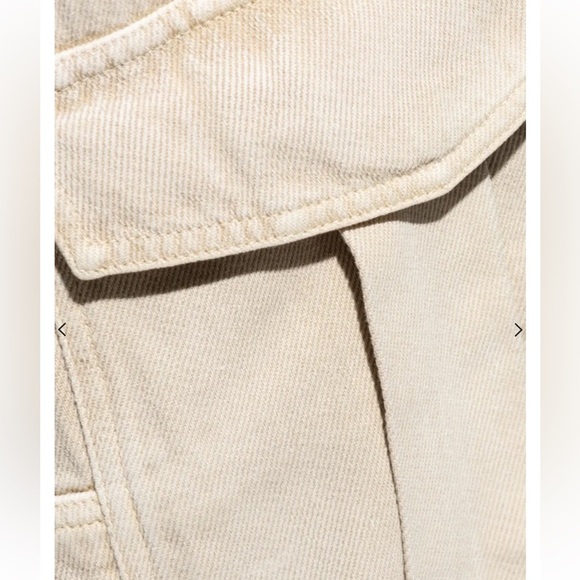 Isabel Marant Terence Cargo Trousers in Ecru Size FR 42 - Picture 4 of 6